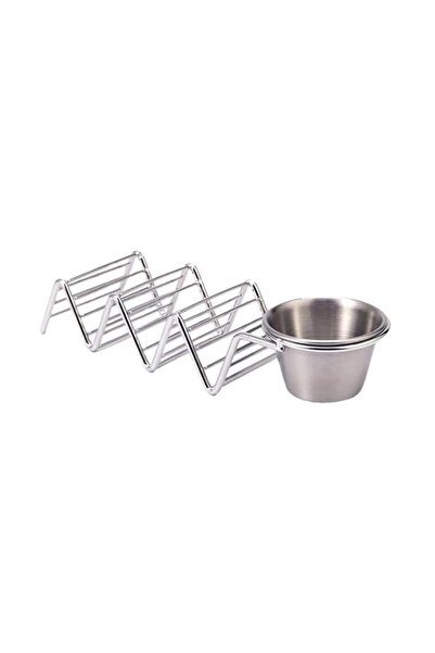 Generic VOSAREA Taco Shell Stand up Holders 304 Stainless Steel Taco Holder w...