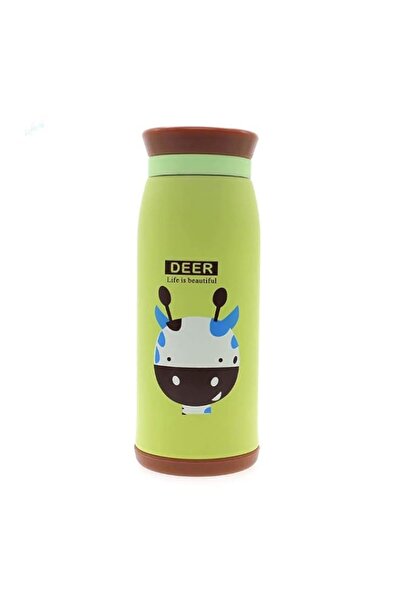 Generic Stainless Steel Cute Cartoon Animal Deer Thermos Travel Mug Vacuum Cu...