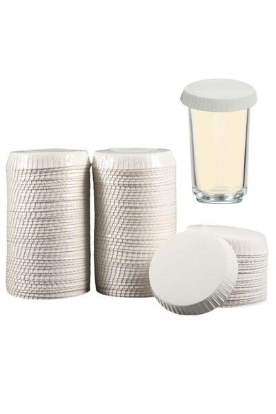 Generic Disposable Cup Lid, 150-Pack Absorbent and Heat-Resistant Paper Cup C...