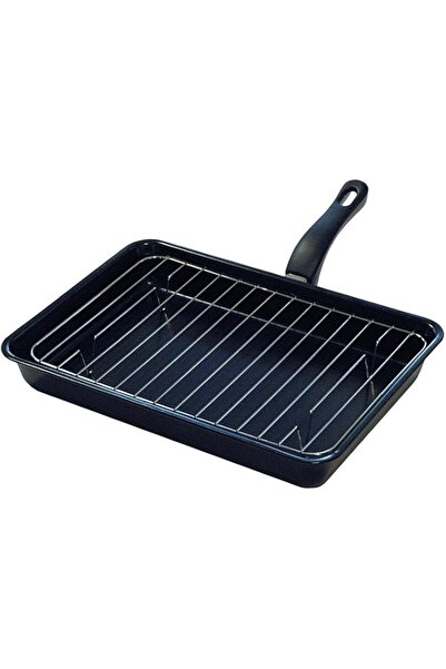 Generic Chef Aid Non-Stick Grill Pan, Measuring 34.5 x 24 cm