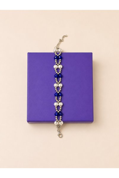Gizemindünyası Cherry Patterned Pearl Bracelet