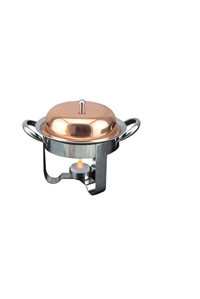 Generic Venus Round Mini Chaffing Dish-6" With Copper Lid