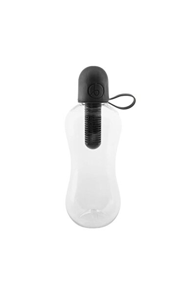 Generic Bobble - Water Bottle - with Carry Tether Cap - Medium - Black - 18.5 oz