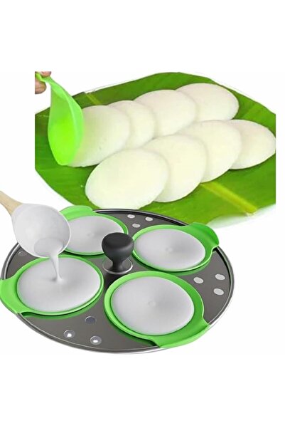 Generic Silicone Idli/Idly Maker Mould 8-pcs Steamer SET Resuable – BPA-Free ...