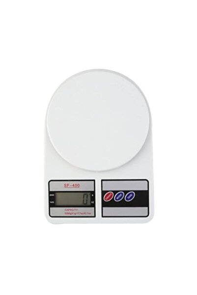Generic Digital Kitchen Scale, 10 Kg White/Black/Grey 24X16.5X3.5Centimeter