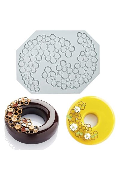 Generic Hollow Leaf Silicone Molds, Lover Heart Chocolate Molds, Geometry 3D ...