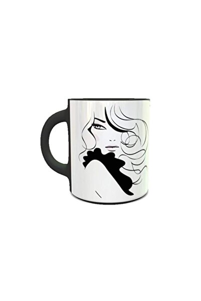 Generic imPRESS Color Changing Heat Sensitive Coffee Mug with Fashion Lady De...