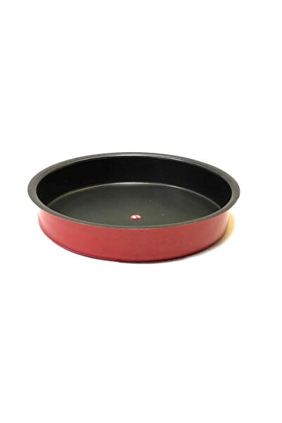 Generic Ayda Non-Stick Round Shape Cake Baking Pan, 28 cm Size, Red/Black