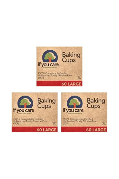 Generic YouCare If You Care Baking Cups Brown 2.5In 60 Ct