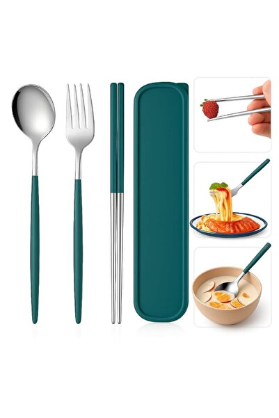 Generic AMERTEER Silverware Utensil Set - Stainless Steel Flatware Silverwear...