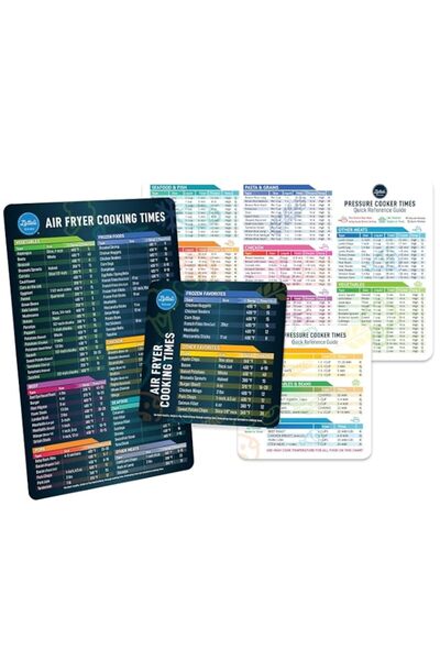 Generic LOTTELI KITCHEN Air Fryer Magnetic Cheat Sheet Set, Air Fryer Accesso...