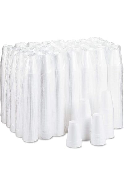 Generic Vsell24™ 500PC 8oz Disposable Foam Cups for Hot & Cold Beverages Coff...