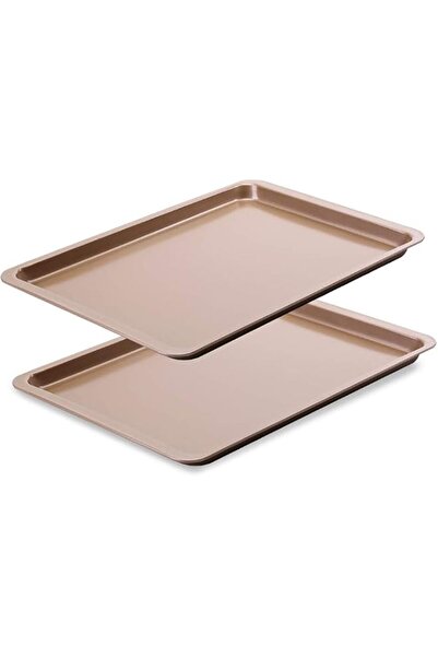 Generic Premium Baking Sheet Bakeware Set of 2 Cookie Sheet Half Sheet Baking...