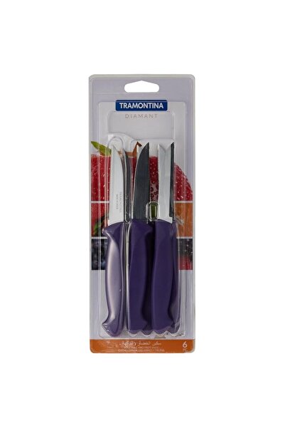 Generic Tramontina Diamant 6 Pieces Paring Knife Set with Stainless Steel Bla...