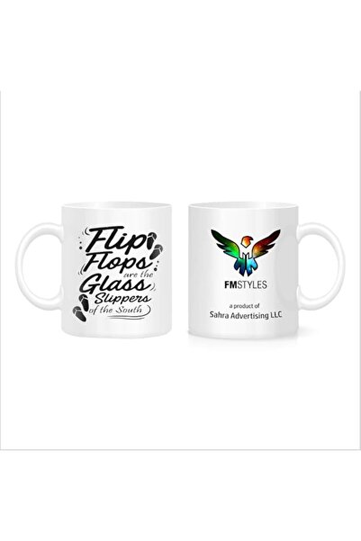 Generic FMstyles Funny Flip Flops Are The Glass Slipper Of The South - MUG-WH...