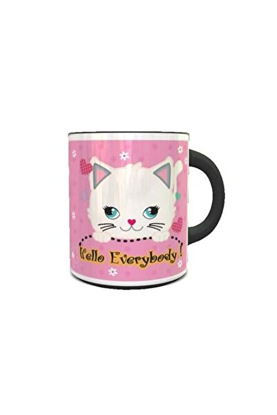Generic imPRESS Color Changing Heat Sensitive Coffee Mug with Kitty Design