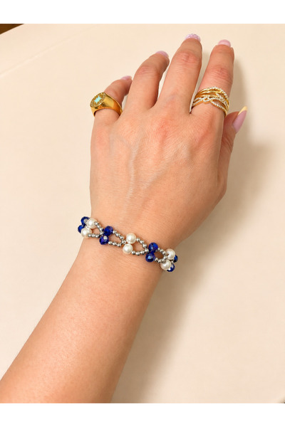 Gizemindünyası Cherry Patterned Pearl Bracelet