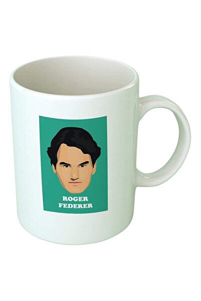 Generic Roger Federer Coffee Mug (White)