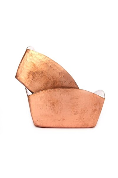 Generic De Kulture Works Copper Bowl Hammered Square Set of 2-4X2 LH (Inches)...