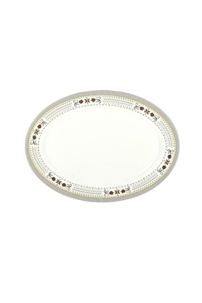 Generic Delcasa Dc1790 14-Inch Melamine Oval Plate - Pasta Plates - Plate Wit...
