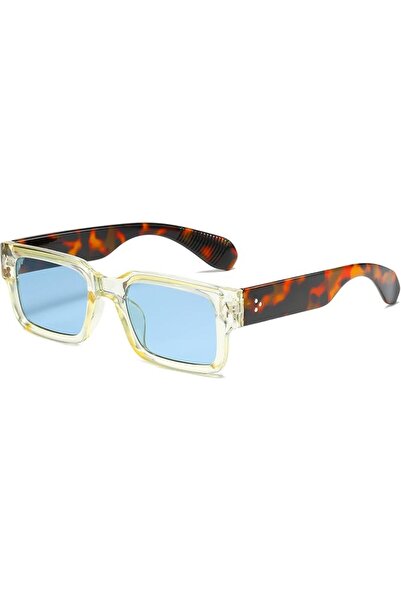 GENERAL Ailrem Square Frame Sunglasses for Women Men Trendy Chunky Rectangle ...