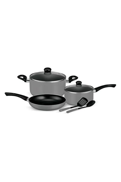 Generic Royalford 7-Piece Non-Stick Press Aluminum Cookware Set- Body With 3-...