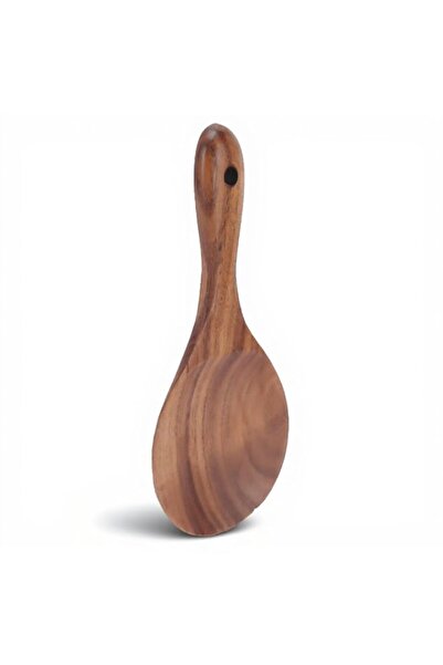 Generic Sorandy Rice Paddle, Paddle Spoon Wood Non Stick Scooper With Round S...