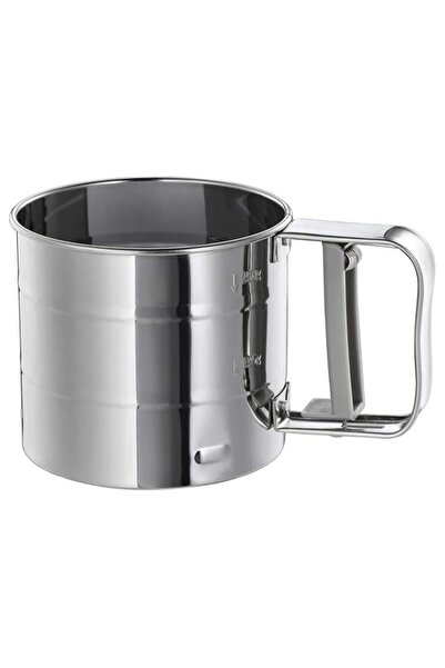 Generic Ikea Stainless Steel Flour Sifter (Silver, 9.5 x 10.5 cm)