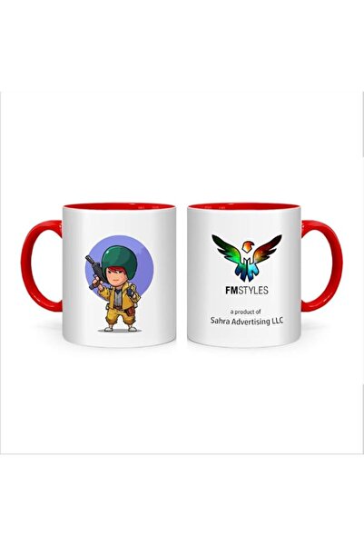 Generic FMstyles PUBG Fanart on Behance Mug, Red (FMS573)