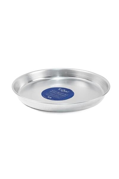 Generic Vague Aluminum Round Oven Tray, 44 cm Diameter, Silver, Al-031