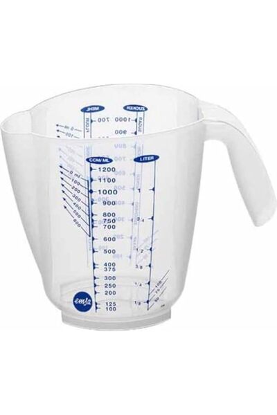Generic EMSA Measuring Jug with Jar & Triple Scale, 1L