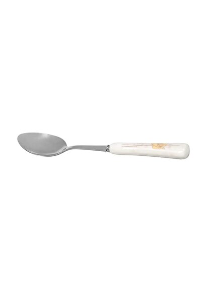 Generic Delcasa Dc1628 6Pcs Stainless Steel Dinner Spoon Floral Handle Patter...
