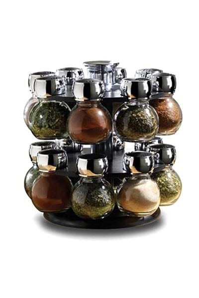 Generic 12 piece spice jar rack set