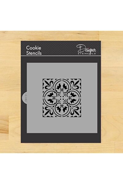 Generic Designer Stencils Small Scroll Tile (3 Inch) Cookie and Craft CM137