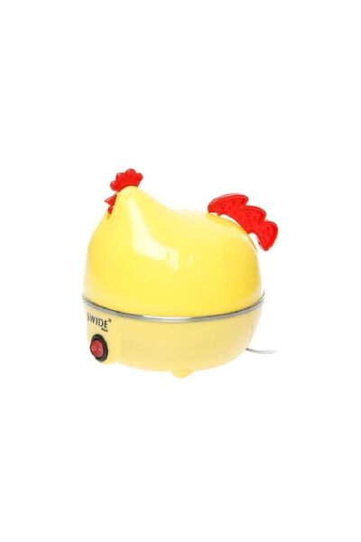 Generic Egg Cooker 2724294158404 Yellow/Red