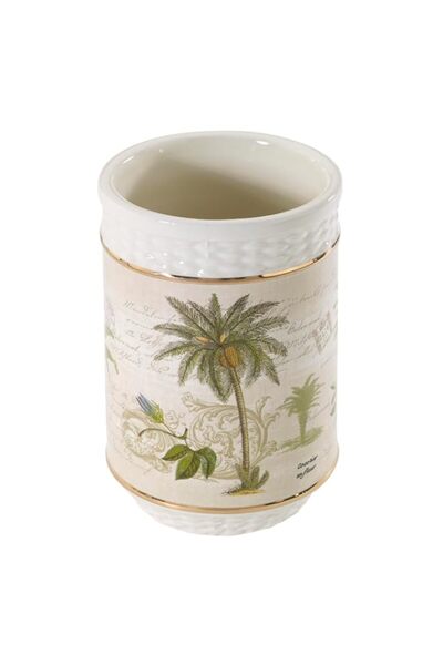 Generic Avanti Linens Colony Palm Tumbler Ivory