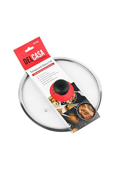 Generic Delcasa DC2468 Tempered Glass Lid with Bakelite Knob, 24 cm Diameter