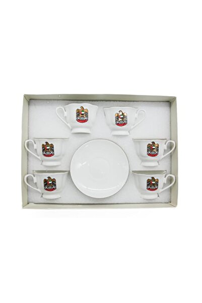 Generic AKDC 12Pcs Cup&Saucer Set A8060 24.4 X 30.7 X 14.1 Cm Multicolor 6831...
