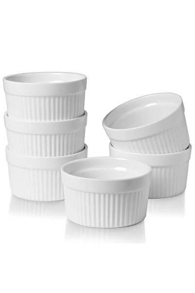 Generic ONTUBE Ramekins - Porcelain Ramekins for Creme Brulee Dishes,Dipping ...