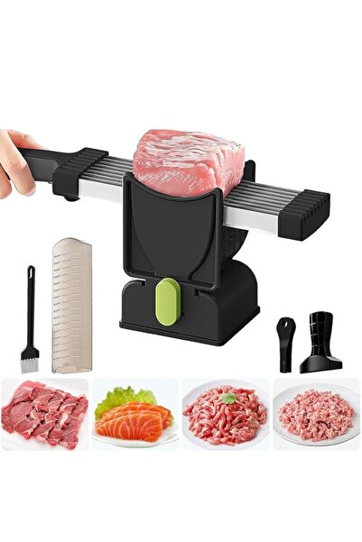Generic Fresh Meat Slicer, Manual Meat Slicer Cleaver Knife Set for Beef Cutt...