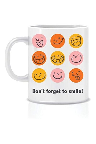 Generic Dont forget to smile White Ceramic Mug