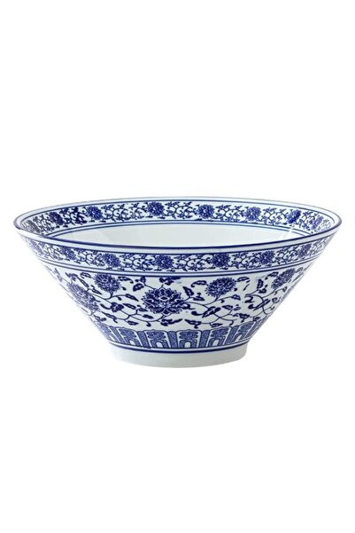 Generic Ceramic Bowl Fine Bone China Blue and White Chinese Style Soup Bowl S...