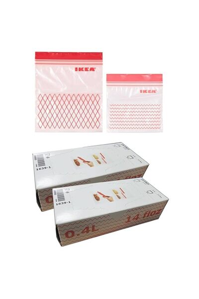 Generic IKEA ISTAD Plastic Freezer bag, red 120Pack