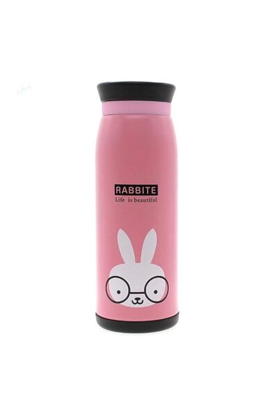 Generic Rag & Sak Stainless Steel Cute Cartoon Animal Rabbit Thermos Travel M...