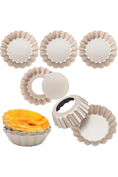 Generic 12Pcs Mini Tart Pans, 3 Inch Removable Bottom, Carbon Steel Nonstick ...