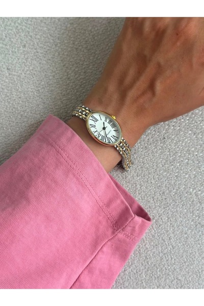 MERW Roses Model Gold Silver Color Metal Cord Vintage Series Women Wrist Watch