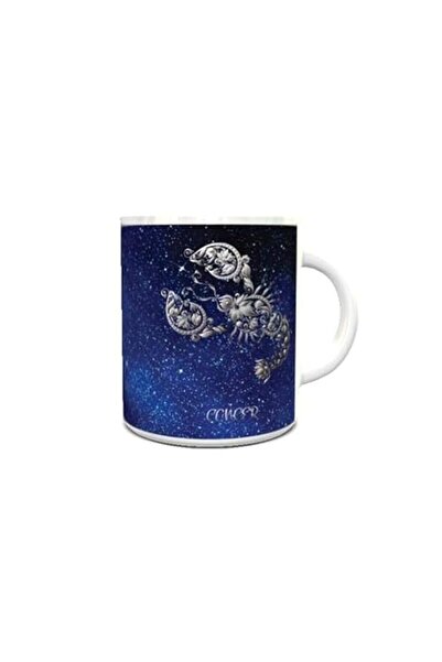 Generic imPRESS White Ceramic Coffee Mug with Zodiac Sign Cancer Design