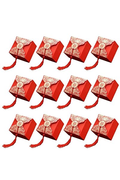 Generic MAKINGTEC 20pcs Wedding Party Favor Boxes Chinese Style Boxes Xi Cand...