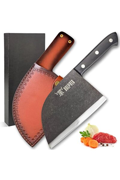 Generic BULL & VEG Premium Cleaver Knife – 7 inch 4Cr14 Stainless Steel Butch...