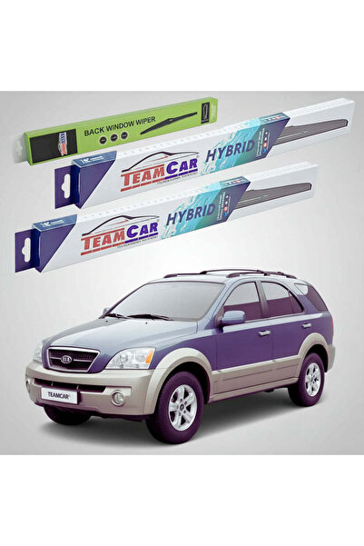 TEAMCAR Wipers Kia Sorento I JC SUV 2002-2009 | Front and Rear Set Hybrid – T...